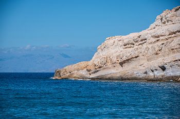 Grotten van hippies op Kreta