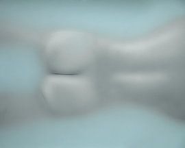 Man in vloeistof II van Mel Brackstone