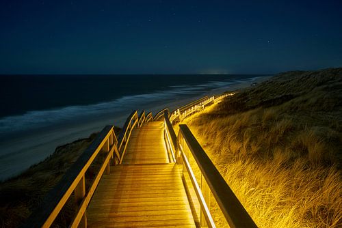 Randonnée nocturne vers la mer