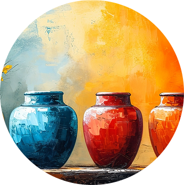 Kleurrijk Stilleven van Kunst Kriebels
