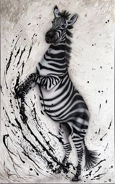 Zebra van Wendy van Cuijk