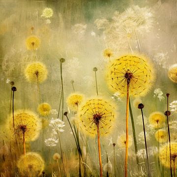 Bladder flowers yellow by Bianca ter Riet