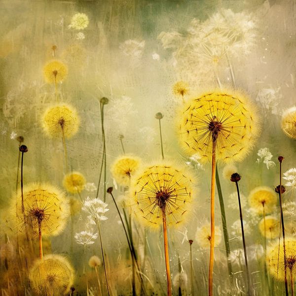 Fleurs vésiculeuses jaunes par Bianca ter Riet