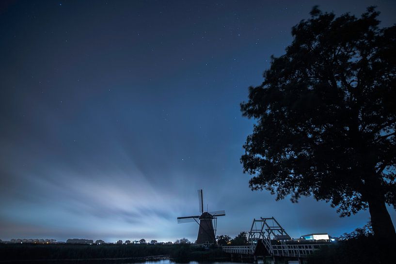 Kinderdijk Nederland van Dick van der Wilt