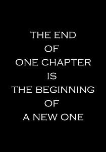 La fin d'un chapitre... | Texte inspirant, citation