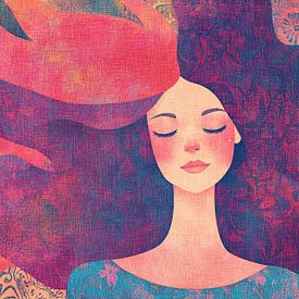 Verträumte Frau von Zen und Mehr