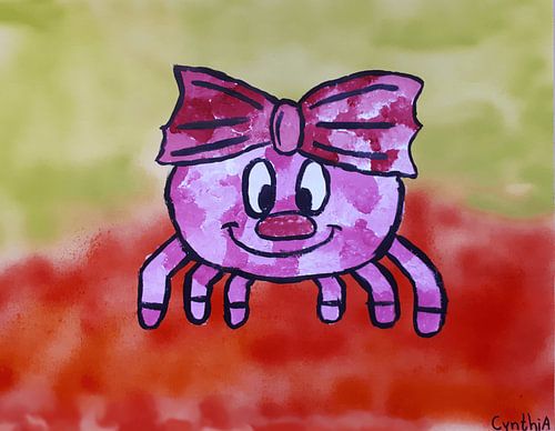 Pink spider