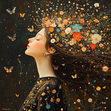 Flowers by Eye catching paintings