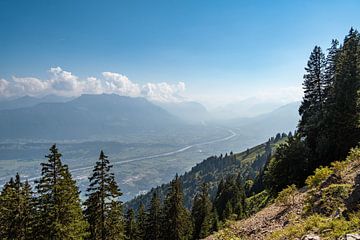 Herbstlicher Blick auf das Ländle vom Wilden Kasten