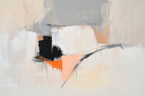 Abstract composition in soft tones