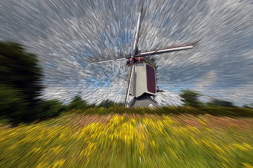 moulin par Alfred Benjamins