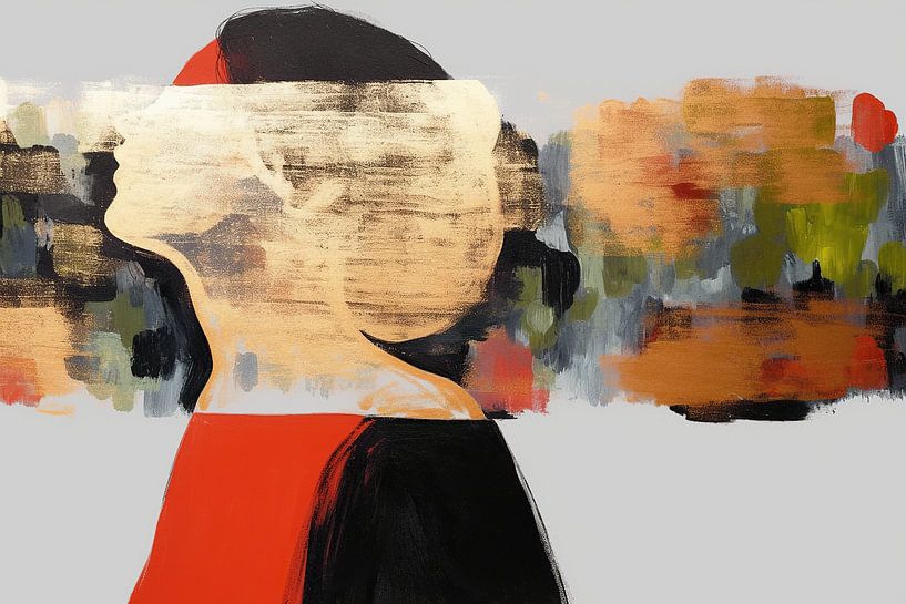 Weibliche Silhouette | ColorPlay von Wunderbare Kunst