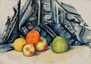 Stillleben, Äpfel und Teppiche, Paul Cézanne (ca. 1893-1894) von Atelier Liesjes Miniaturansicht
