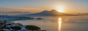 Sunrise on the Gulf of Naples by Teun Ruijters