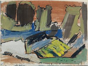 August Babberger - Regenwolken über der Balmalp