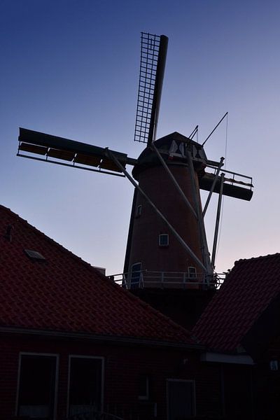 Mühle De Zwaluw in Nieuwe Pekela von Rob Pols