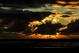 Sonnenuntergang in Wijk aan Zee