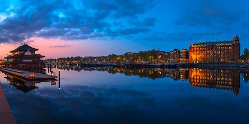 Uitzicht vanaf de Oosterdokskade in Amsterdam, 2021 - 1