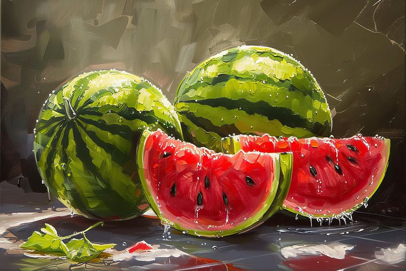 Wassermelone malen von Blickfänger Gemälde