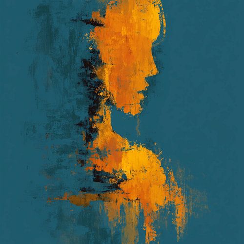 Haar hoofd zat vol blauwe notities en vuur