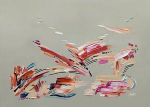 'Gaya' | Abstrait moderne | Volez petit oiseau, volez sur Ceder Art