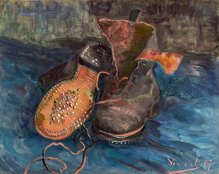A pair of boots, Vincent van Gogh - 1887 by Het Archief