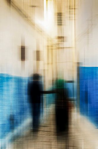 Lovers walk by Dieter Walther