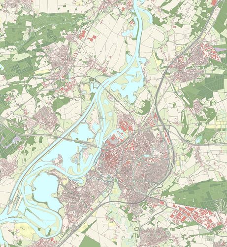 Karte von Roermond