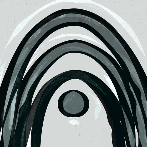 Retro Regenboog Winterdag