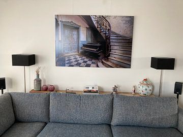 Photo de nos clients: Le piano abandonné et les escaliers