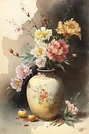 Japanisches Stilleben von Peet de Rouw