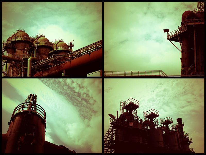 extraterrestre Paysages  collage par Carin Klabbers