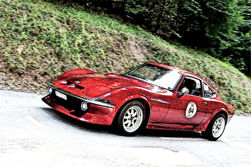 Opel GT  Eggberg Klassik 2019  Pic Art2 von Ingo Laue