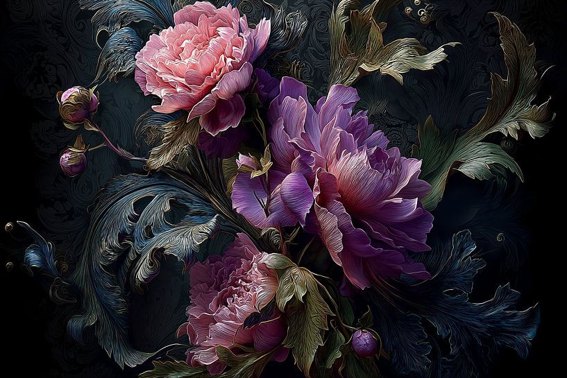 Bloemen met Barokke twist no.7 van Studio BB