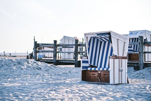 Beach chair in Sankt Peter-Ording