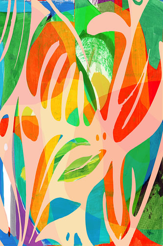 Abstract Tropical Flora