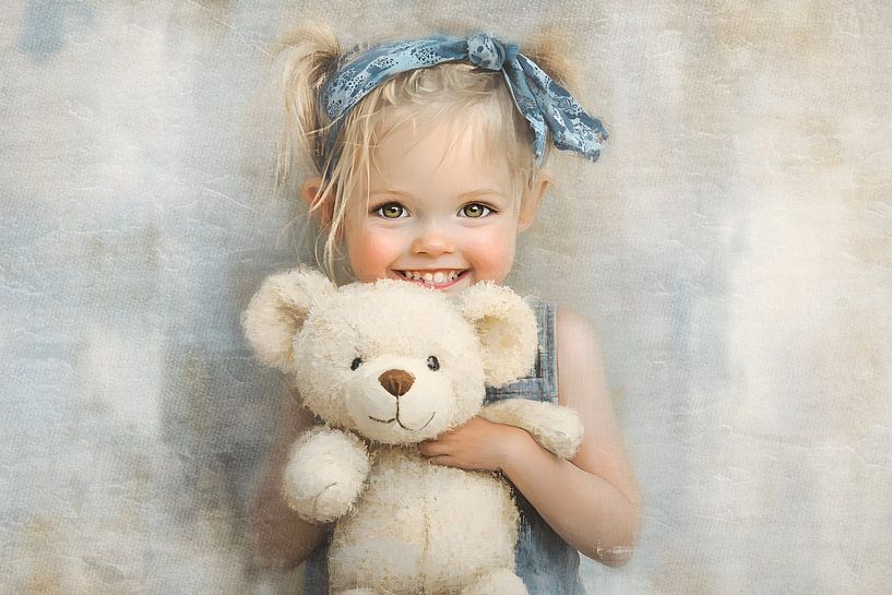 Das Mädchen und ihr Teddybär von Heike Hultsch