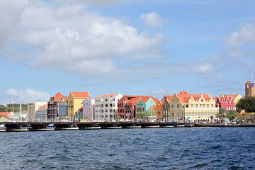 Kleurrijke huizen van Willemstad, Curaçao van Christine aka stine1
