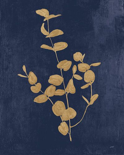 Botanical Study II Gold Navy, Julia Purinton