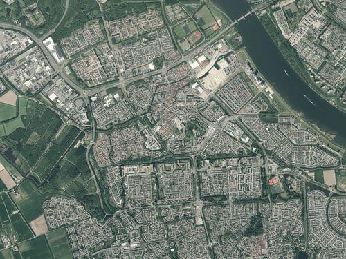 Luhtfoto van Spijkenisse