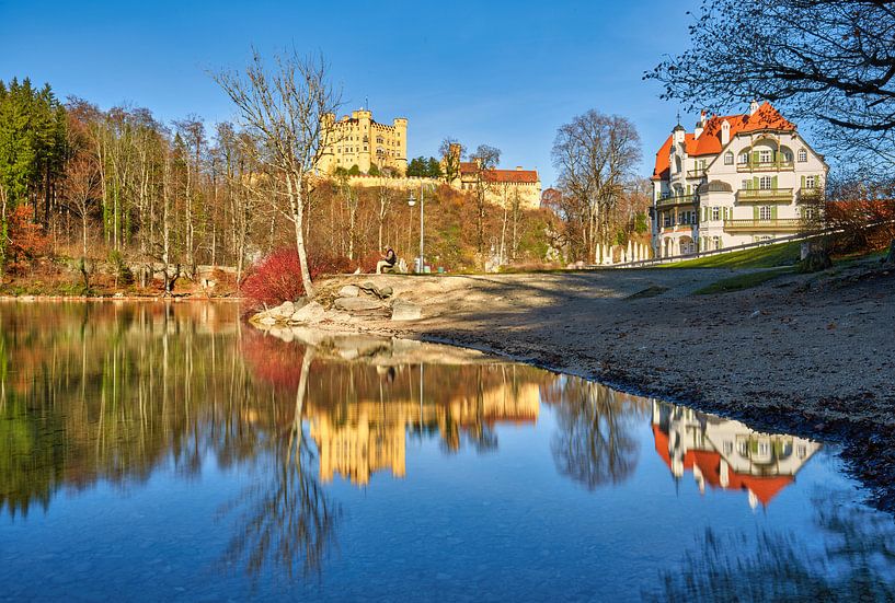 Spätherbst am Alpsee in Hohenschwangau von Einhorn Fotografie