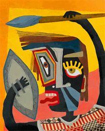 De speerwerper van Richard Laschon