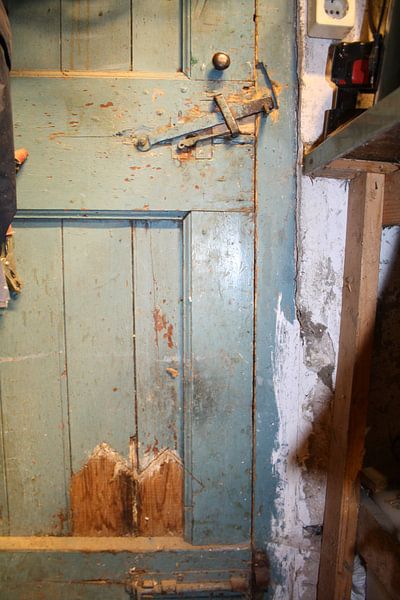 Deur in de werkplaats von Jetty Boterhoek