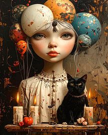 Me and my cat... by Ans Bastiaanssen