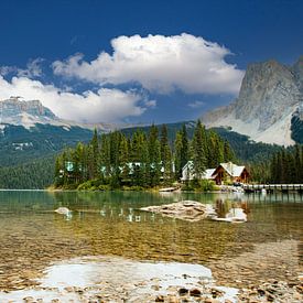 Lac Louise, parc national de Banff en Alberta, Canada sur Gert Hilbink