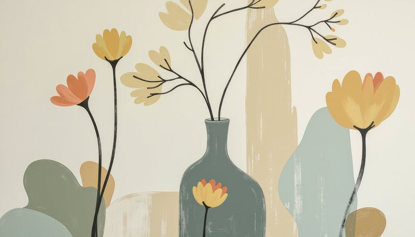 Moderne Botanik. von AVC Art Studio