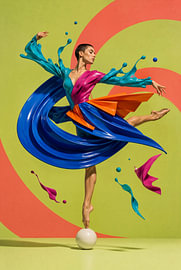 La danse des couleurs liquides sur AWE by Haris Delic