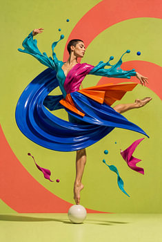 La danse des couleurs liquides