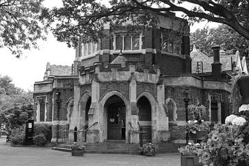 Didsbury Bibliotheek, Manchester, Engeland van Imladris Images
