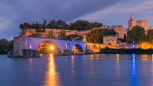 Ein Sommerabend in Avignon, Frankreich